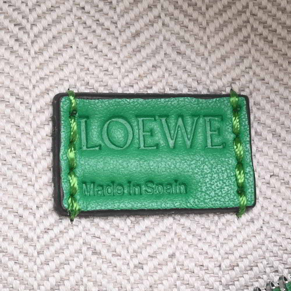 LOEWE Loewe leather puzzle bag shoulder green ladies - Picture 7 of 8